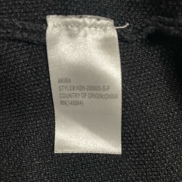 AKIRA Black Cowl Neck Sweater - Picture 4 of 12